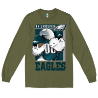 Army Green Awesome Philadelpia Eagle's Fc Long Sleeve Tee - tuanDangUi