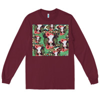 Burgundy baby cow floral aztec tumbler Long Sleeve Tee - Jasminsmagicworld
