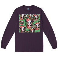 Plum baby cow floral aztec tumbler Long Sleeve Tee - Jasminsmagicworld