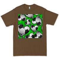 Cacao soccer hearts seamless pattern Premium Tee - BundleAndBundleShop