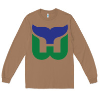 Toasted Coconut vintage hartford hockey   retro whalers Long Sleeve Tee - tuanDangUi