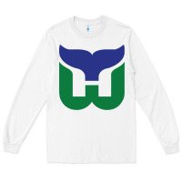 White vintage hartford hockey   retro whalers Long Sleeve Tee - tuanDangUi