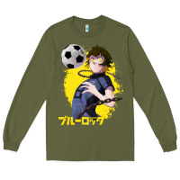 Army Green blue lock meguru bachira 1 Long Sleeve Tee - tuanDangUi