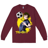 Burgundy blue lock meguru bachira 1 Long Sleeve Tee - tuanDangUi