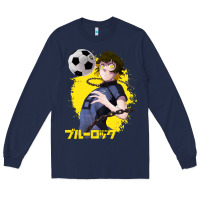 Navy blue lock meguru bachira 1 Long Sleeve Tee - tuanDangUi