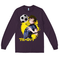 Plum blue lock meguru bachira 1 Long Sleeve Tee - tuanDangUi