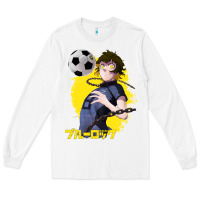 White blue lock meguru bachira 1 Long Sleeve Tee - tuanDangUi