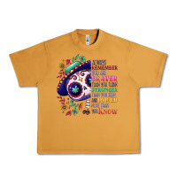 Peanut Butter You are braver than you think sugar skull Urban Heavy Tee - NancyCooperArtShop