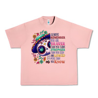 Salmon You are braver than you think sugar skull Urban Heavy Tee - NancyCooperArtShop