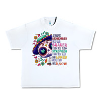 White You are braver than you think sugar skull Urban Heavy Tee - NancyCooperArtShop