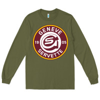Army Green geneve servette hc swiss ice hockey sports fans gshc geneva switzerlan Long Sleeve Tee - tuanDangUi