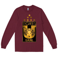 Burgundy tigres Long Sleeve Tee - tuanDangUi