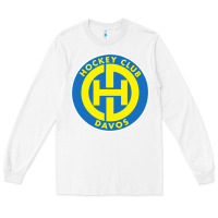 White hc davos swiss ice hockey sports fans Long Sleeve Tee - tuanDangUi