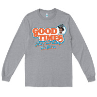 Heather Grey good times ain't we lucky we got'em Long Sleeve Tee - tuanDangUi