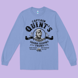 Quints Shark Feeding Tours Long Sleeve Tee Designed By Tuandangui