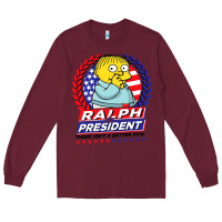 Burgundy ralph for president Long Sleeve Tee - tuanDangUi