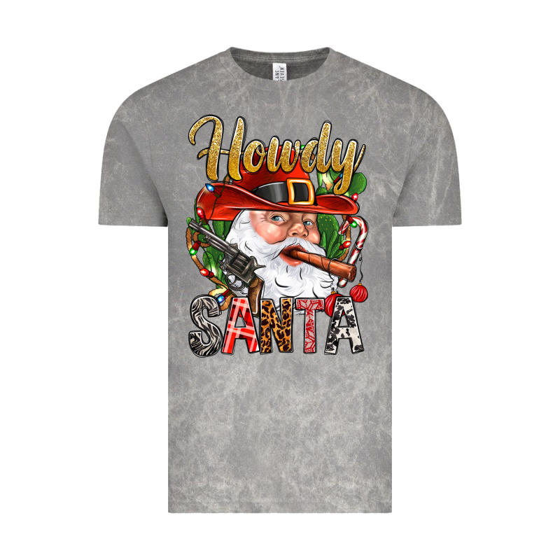 Howdy Santa Vintage Tee by NancyCooperArtShop | Teevron