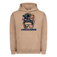 Pigment Burro americanmom messy bun Urban Hoodie - BarkalooDesign