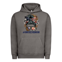 Pigment Tornado americanmom messy bun Urban Hoodie - BarkalooDesign