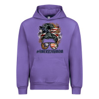 Tulip americanmom messy bun Urban Hoodie - BarkalooDesign