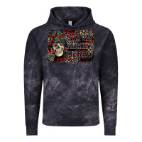 Cloud Black I'm so freaking merry skeleton messy bun Vintage Hoodie - NancyCooperArtShop