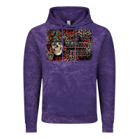 Cloud Purple I'm so freaking merry skeleton messy bun Vintage Hoodie - NancyCooperArtShop
