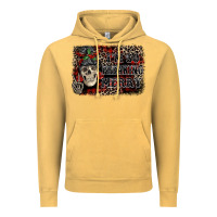 Vintage Mustard I'm so freaking merry skeleton messy bun Vintage Hoodie - NancyCooperArtShop
