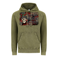 Vintage Olive I'm so freaking merry skeleton messy bun Vintage Hoodie - NancyCooperArtShop