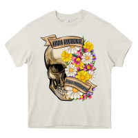 Cream kinda emotional kinda emotionless Heavy Core Tee - MaliasSmallBusiness