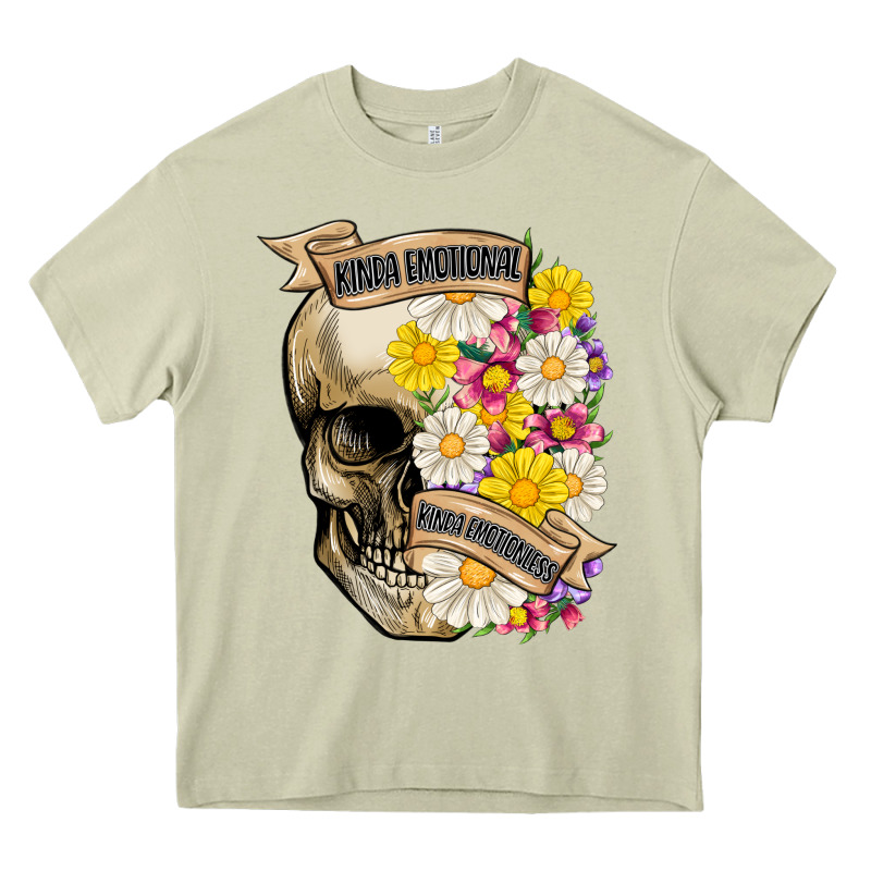 Kinda Emotional Kinda Emotionless Heavy Core Tee by MaliasSmallBusiness | Teevron