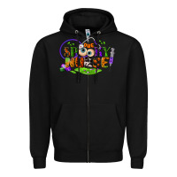 Black one spooky nurse Zipper Hoodie - BundleAndBundleShop
