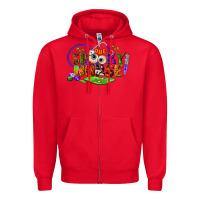 Red one spooky nurse Zipper Hoodie - BundleAndBundleShop