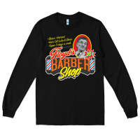 Black floyd's barbershop Long Sleeve Tee - tuanDangUi