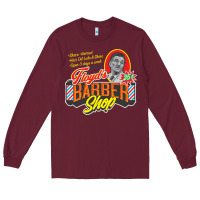 Burgundy floyd's barbershop Long Sleeve Tee - tuanDangUi