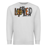 Dove Grey so loved jhon 3.16 Premium Sweatshirt - SublimationCraftShop
