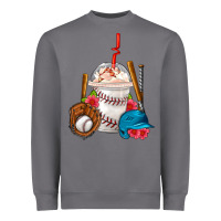 Storm Baseball Frappe Coffee Heavyweight Sweatshirt - FaDigitalArtStudio