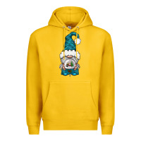 Lemon winter gnome with snow globe Premium Hoodie - BundleAndBundleShop