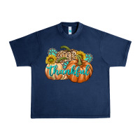 Navy Thankful Urban Heavy Tee - texasbilliewilder