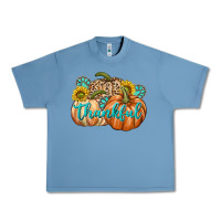 Pebble Blue Thankful Urban Heavy Tee - texasbilliewilder