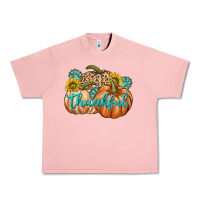 Salmon Thankful Urban Heavy Tee - texasbilliewilder