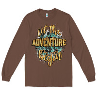 Chestnut let the adventure begin 2024 Long Sleeve Tee - CowGirlArtShop