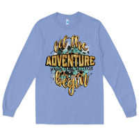 Colony Blue let the adventure begin 2024 Long Sleeve Tee - CowGirlArtShop