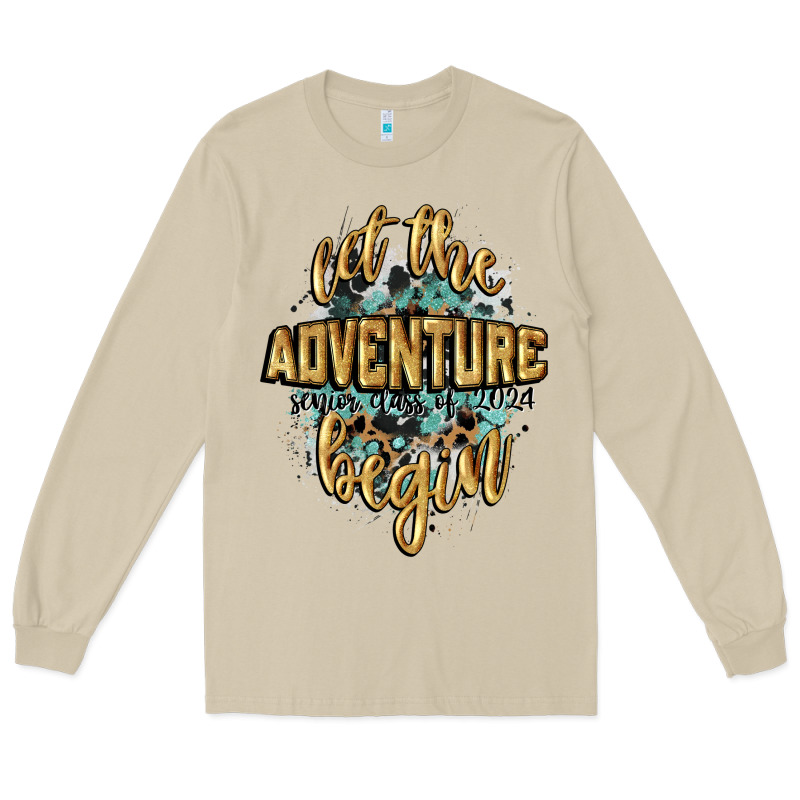 Let The Adventure Begin 2024 Long Sleeve Tee by CowGirlArtShop | Teevron