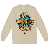 Mushroom let the adventure begin 2024 Long Sleeve Tee - CowGirlArtShop