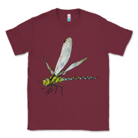 Burgundy Blue And Yellow Dragonfly Classic Tee - LillyAllenDesigns