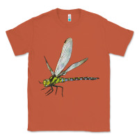 Copper Blue And Yellow Dragonfly Classic Tee - LillyAllenDesigns