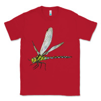Red Blue And Yellow Dragonfly Classic Tee - LillyAllenDesigns