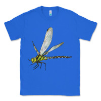 True Royal Blue And Yellow Dragonfly Classic Tee - LillyAllenDesigns