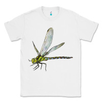 White Blue And Yellow Dragonfly Classic Tee - LillyAllenDesigns
