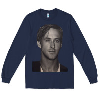 Navy ryan gosling 15 Long Sleeve Tee - tuanDangUi